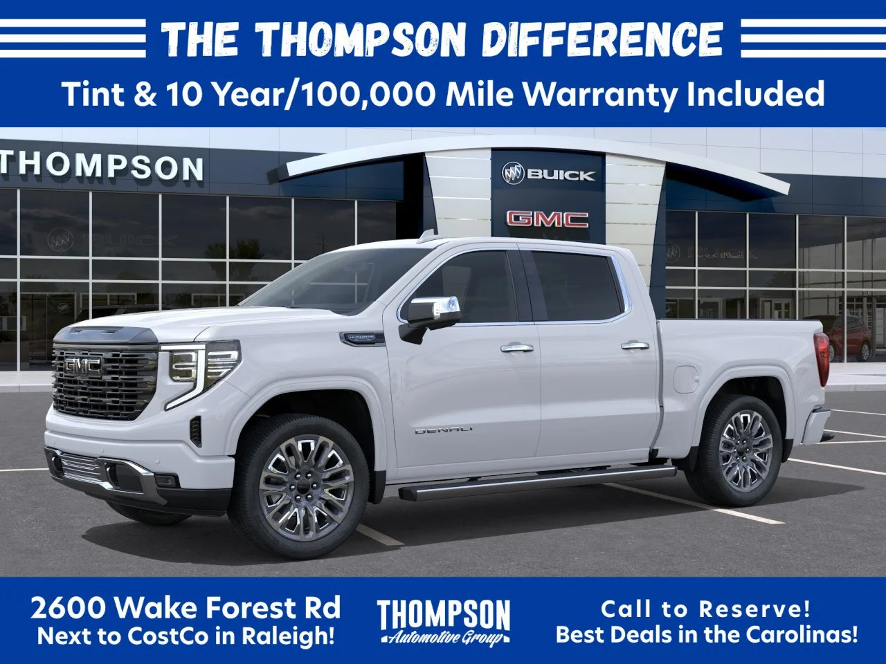 New 2026 Glacier White Tricoat GMC Denali Ultimate image 2