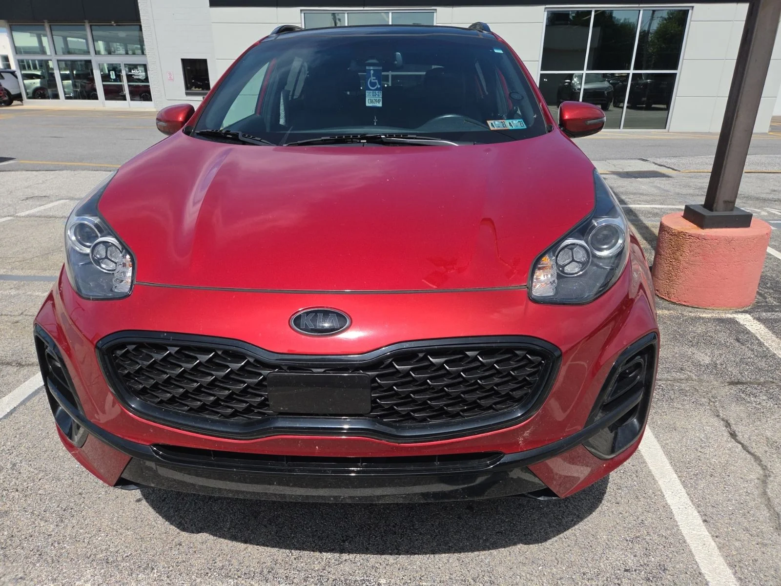 Certified Used 2022 Red Kia Nightfall image 2