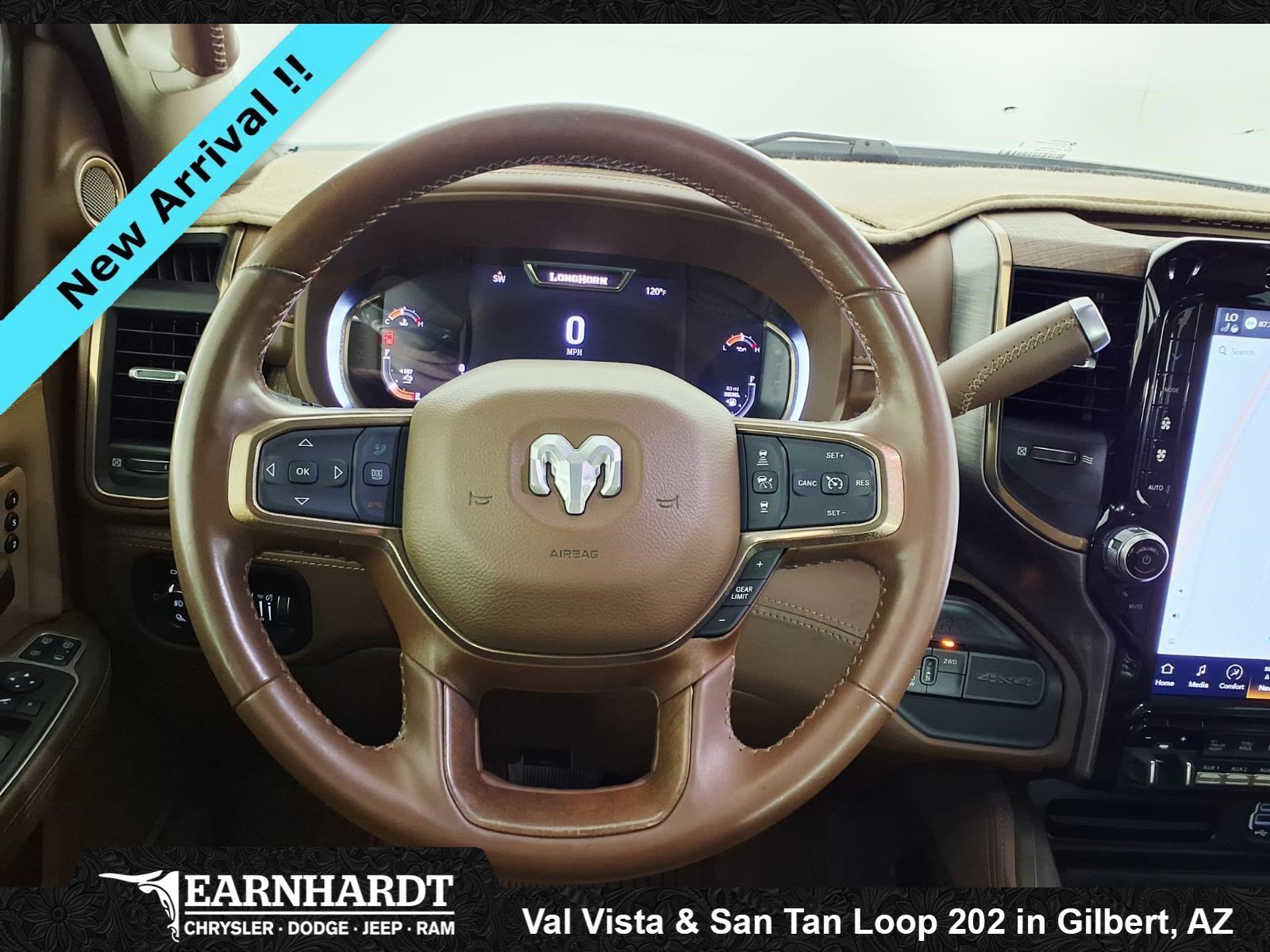 Used 2024 Bright White Clearcoat Ram Longhorn image 15