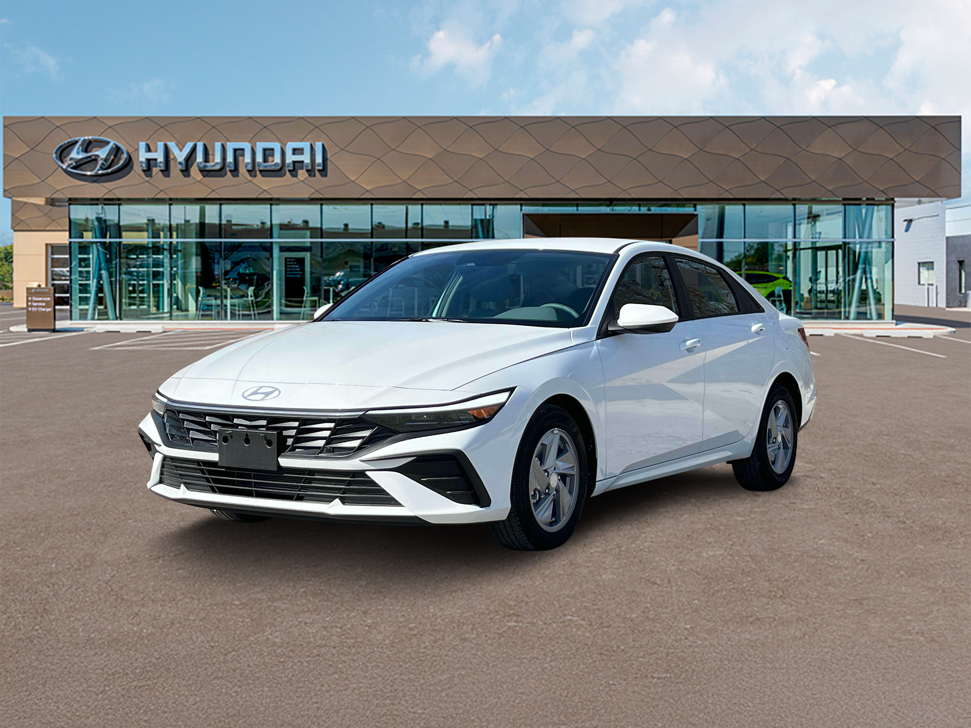 New 2025 Serenity White Hyundai SE image 1