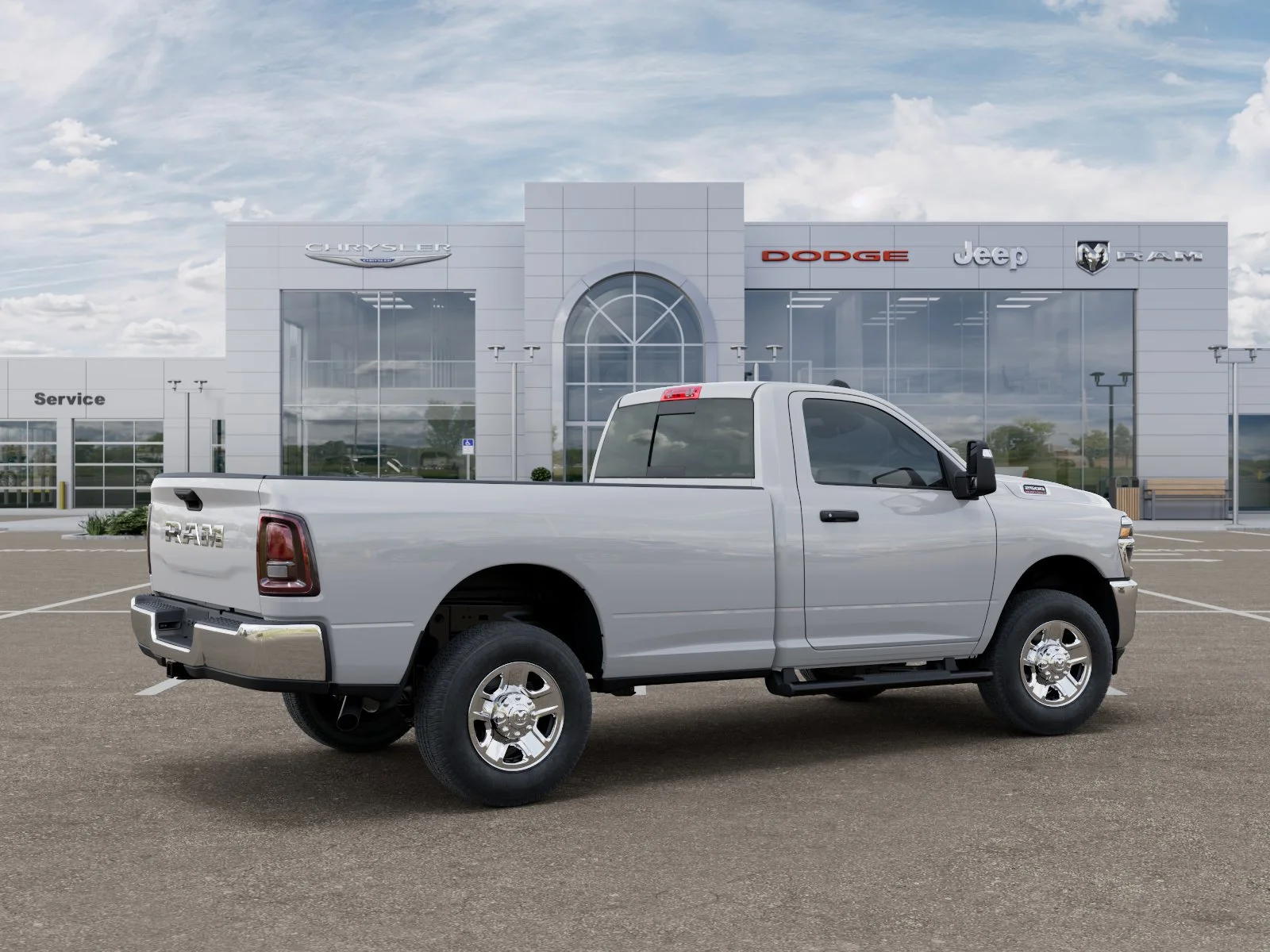 New 2026 Bright White Clear-Coat Exterior Paint RAM Tradesman image 4