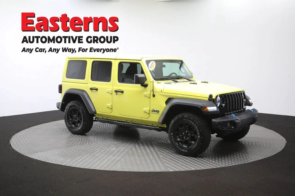 Used 2023 Yellow Jeep Willys 4xe image 48