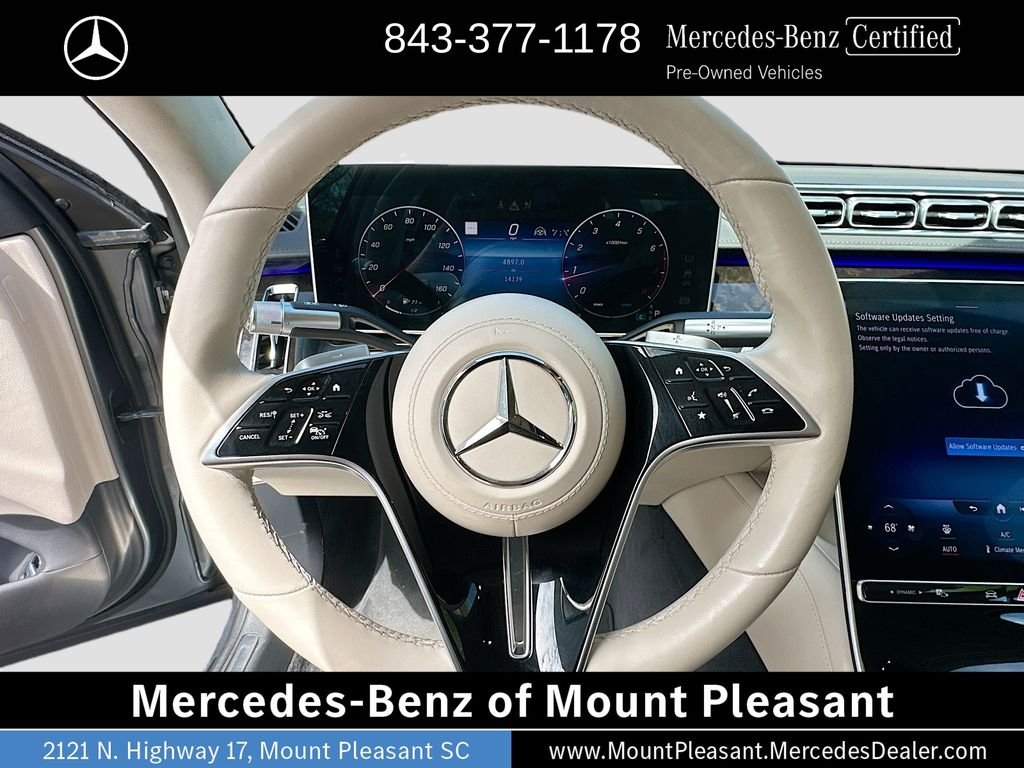 Certified Used 2022 MANUFAKTUR Selenite Gray Magno Mercedes-Benz S 580 image 11