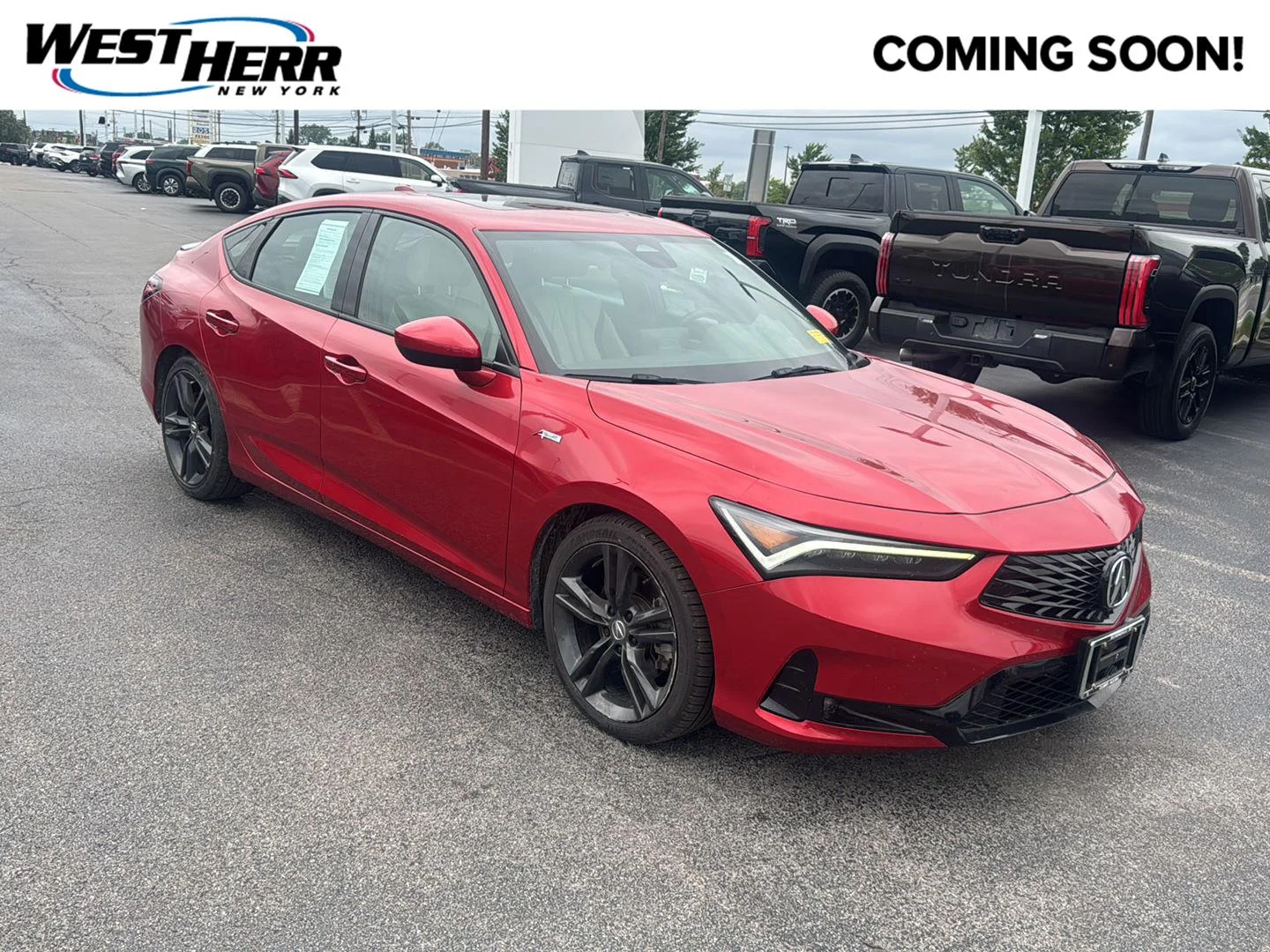 Used 2023 Performance Red Pearl Acura w/A-SPEC image 1