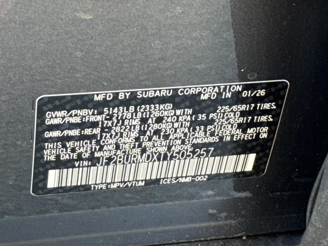 Used 2026 Gray Subaru Wilderness image 31