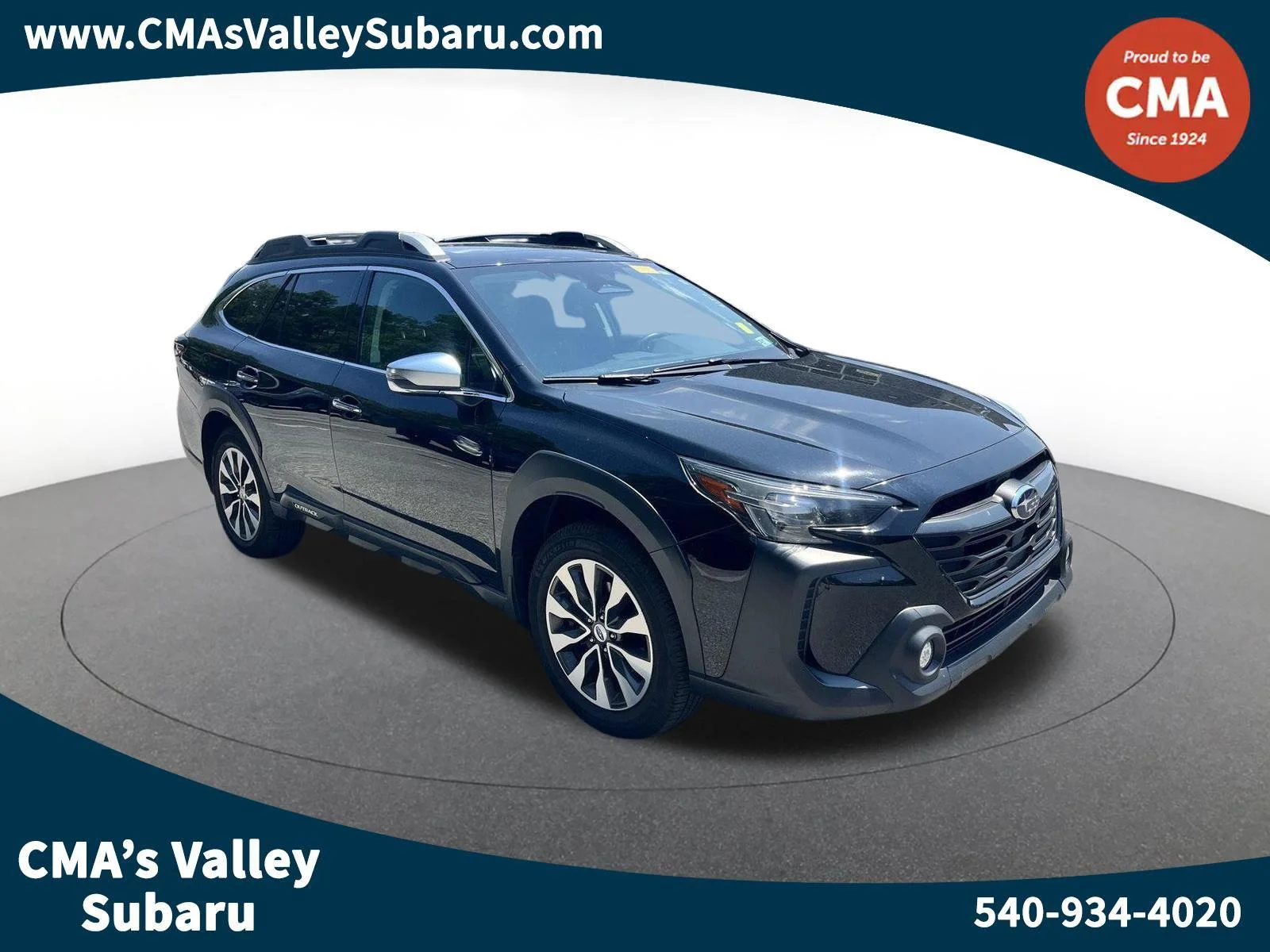 Used 2023 Crystal Black Silica Subaru Touring XT image 1