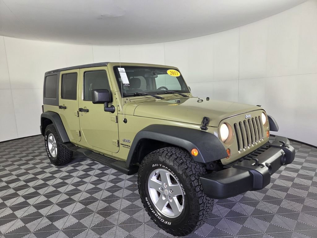 Used 2013 Jeep Wrangler Unlimited Sport with VIN 1C4BJWDG3DL636822 for sale in West Palm Beach, FL