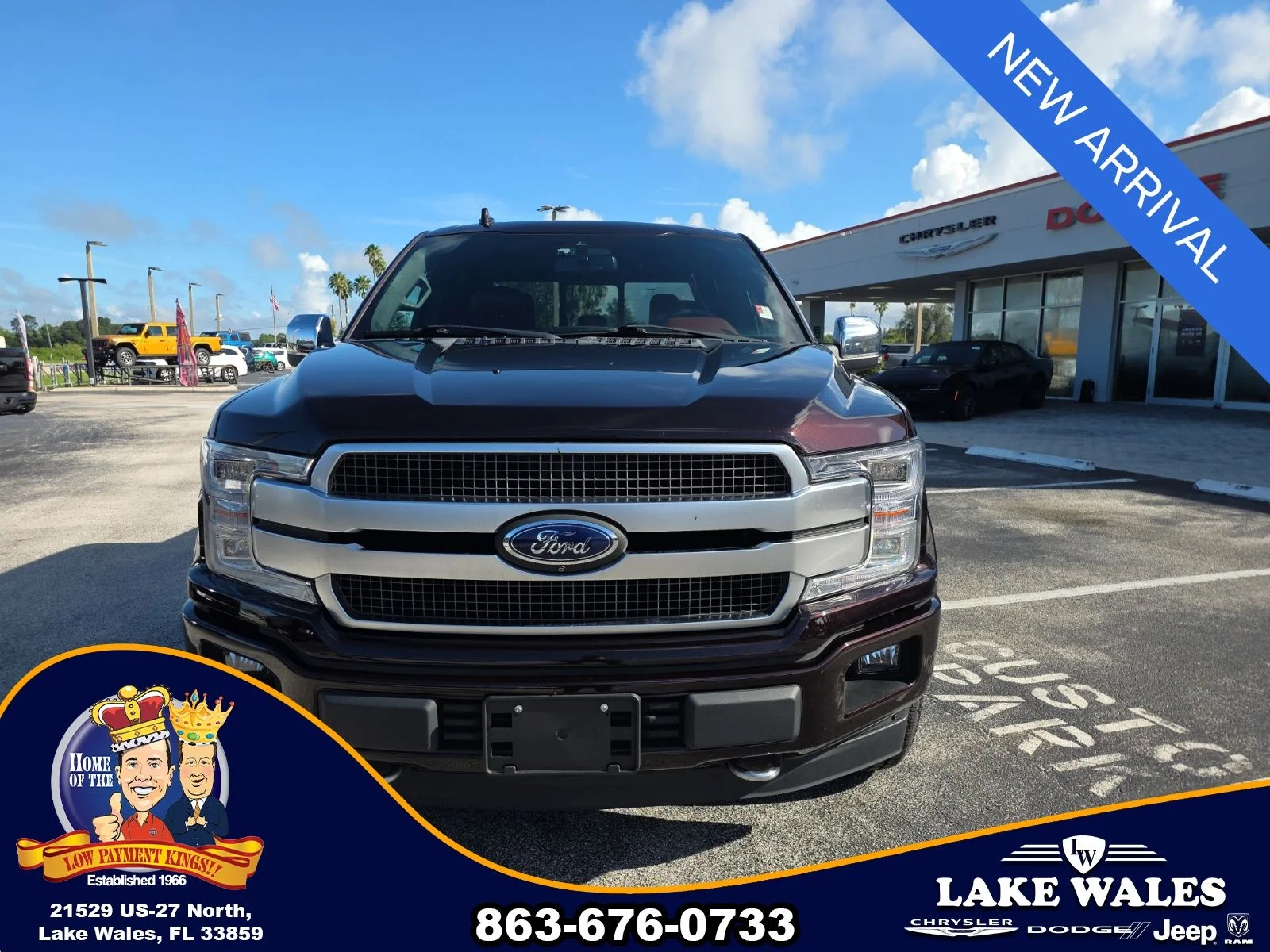 Certified Used 2019 Red Ford Platinum image 2