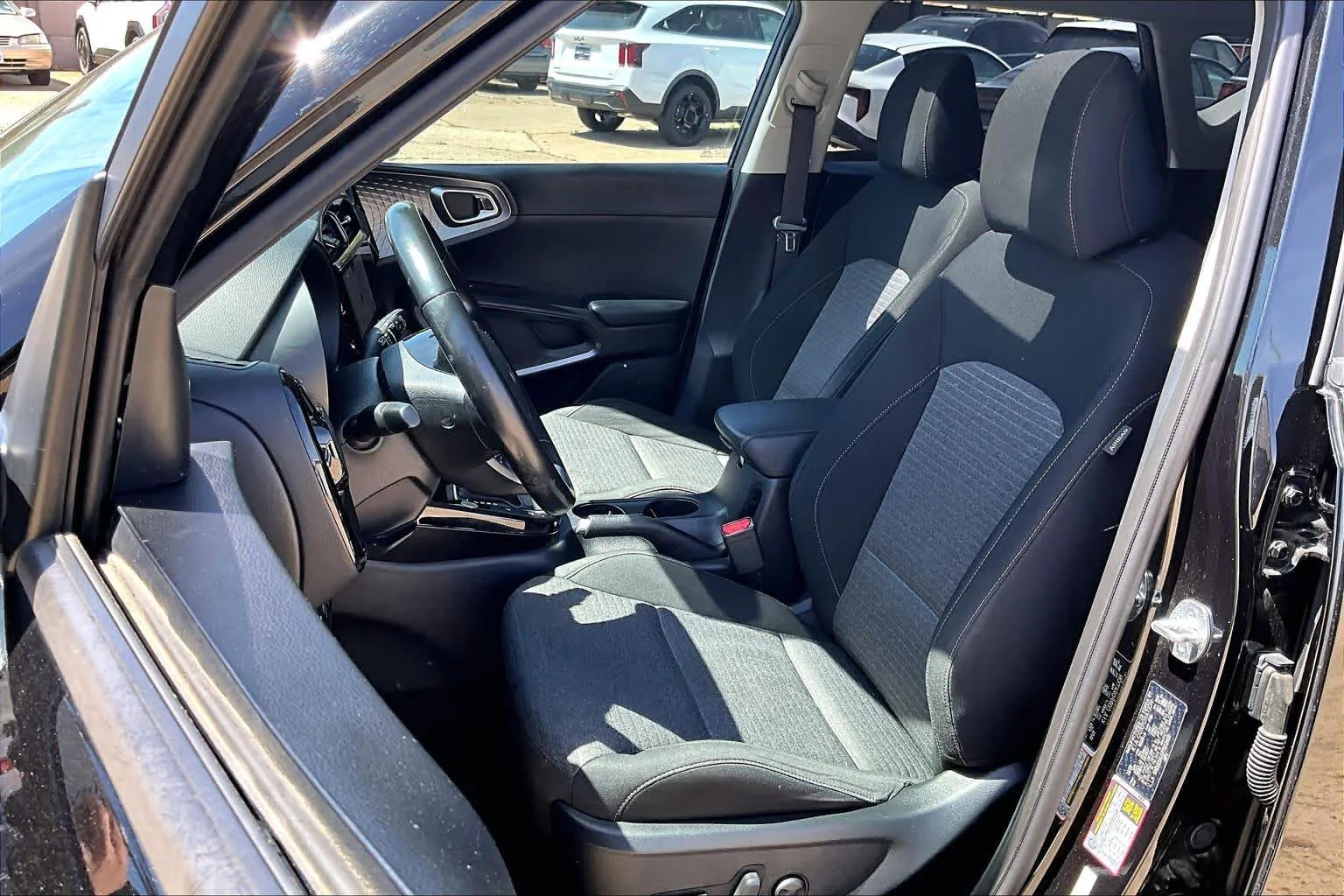 Used 2023 Fusion Black Kia EX image 8