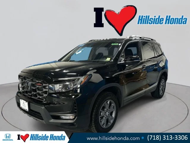 Certified Used 2025 Crystal Black Pearl Honda AWD TRAILSPORT image 1