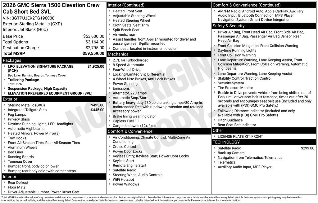 2026 GMC Sierra 1500 Elevation - Photo 6