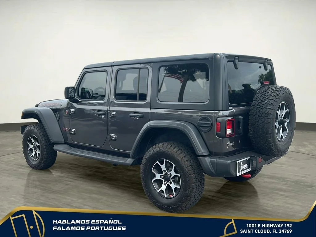 Used 2020 Gray Jeep Rubicon 4x4 image 4