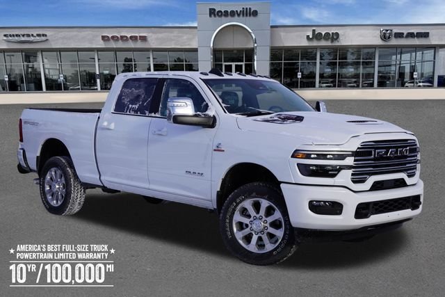 New 2026 Bright White Clear-Coat Exterior Paint RAM Laramie image 1