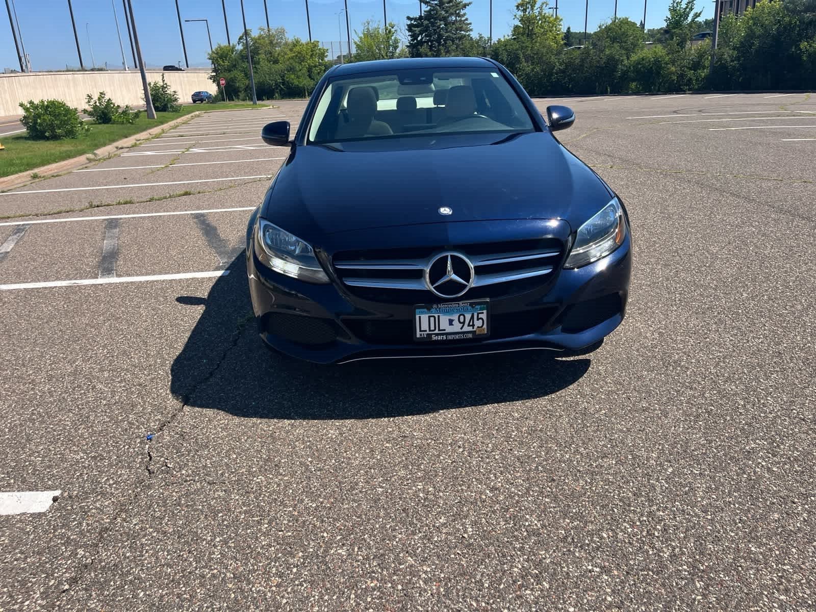 Used 2016 Lunar Blue Metallic Mercedes-Benz C 300 image 2