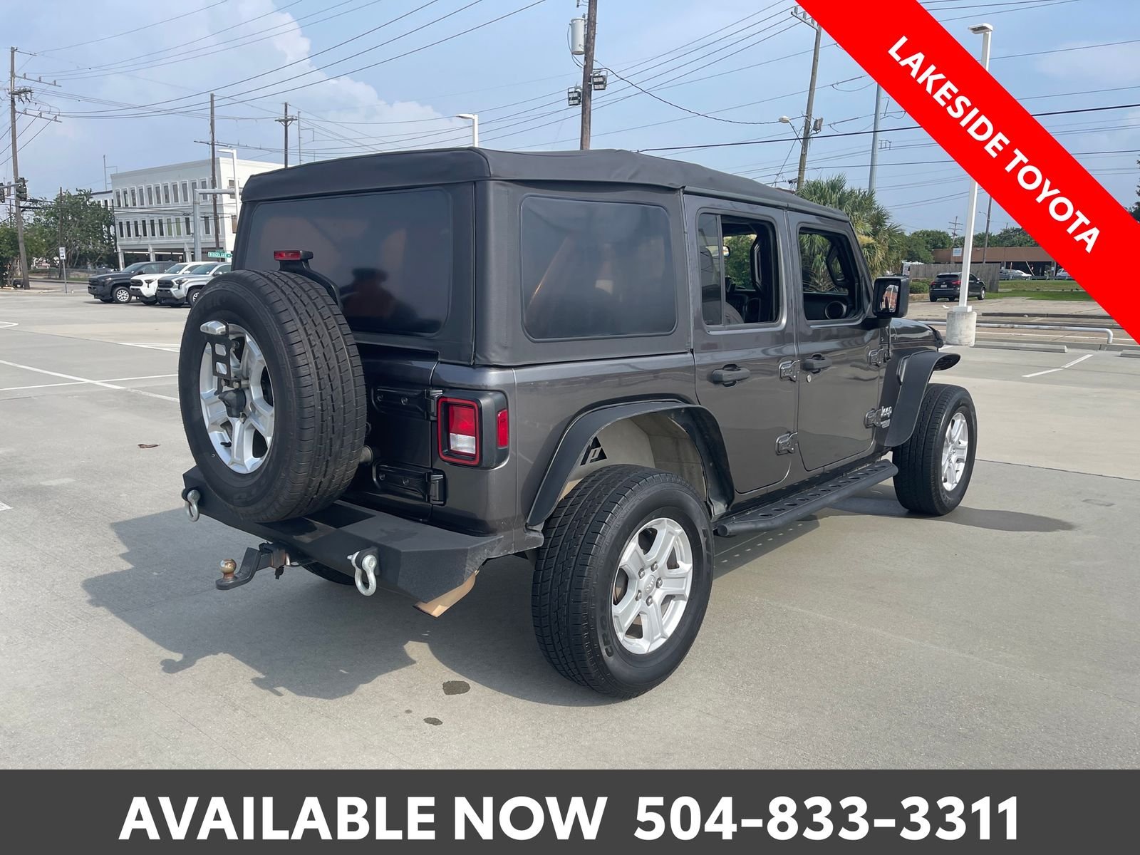 Used 2019 Gray Jeep Unlimited Sport S image 5