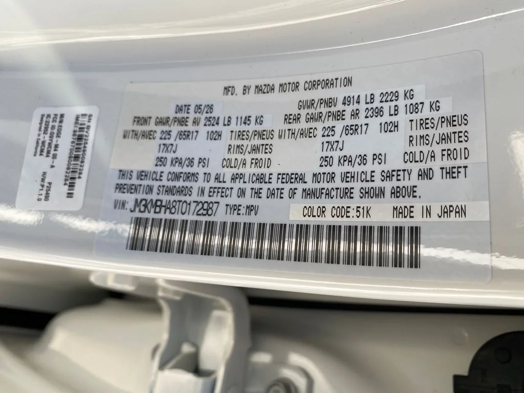 New 2026 Rhodium White Metallic Mazda 2.5 S Select AWD image 24
