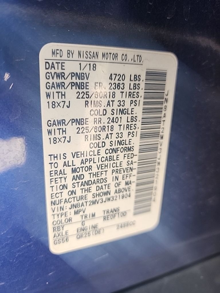 Used 2018 Blue Nissan SL image 11