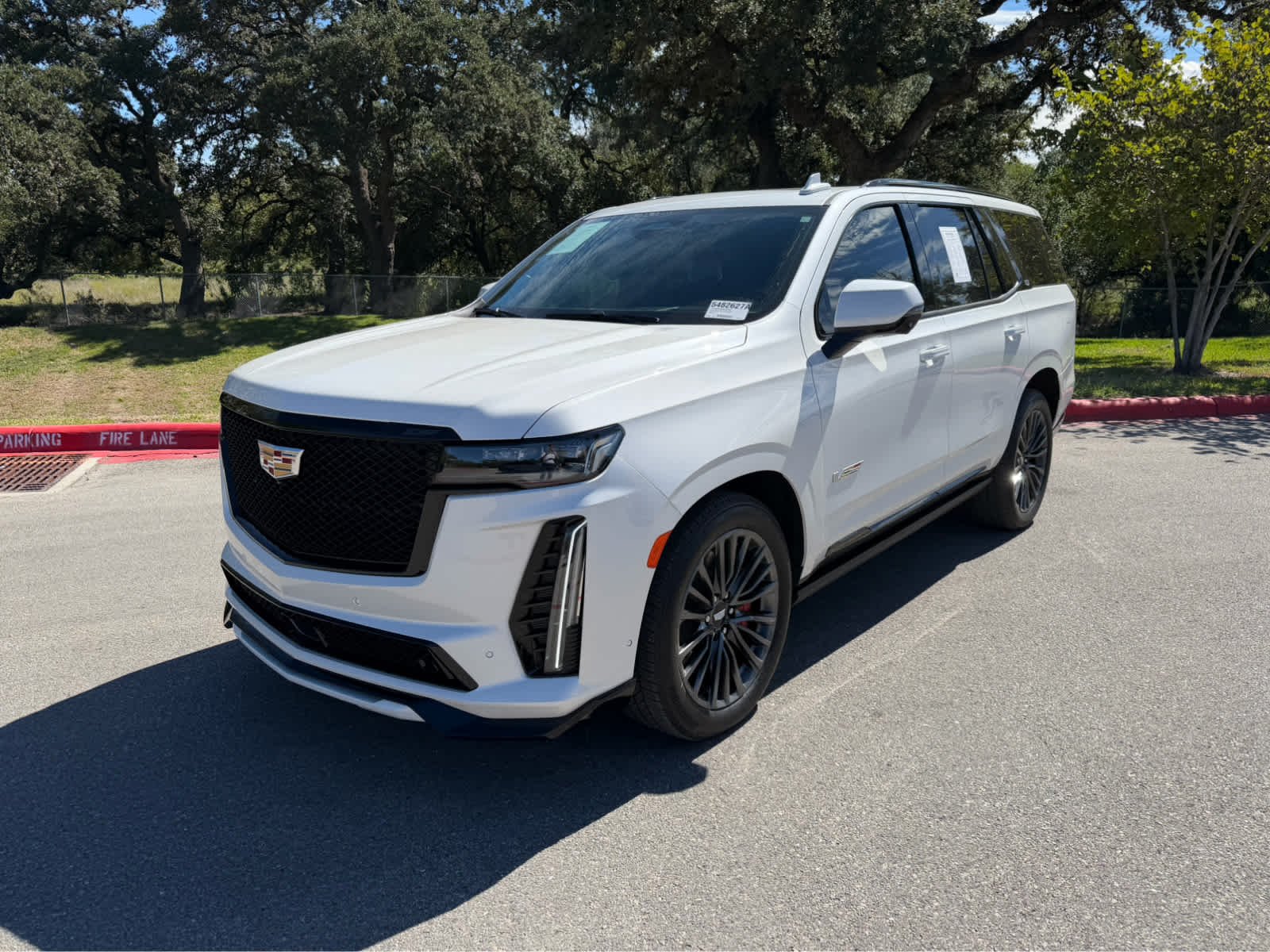 Used 2024 Crystal White Tricoat Cadillac AWD V-Series image 4