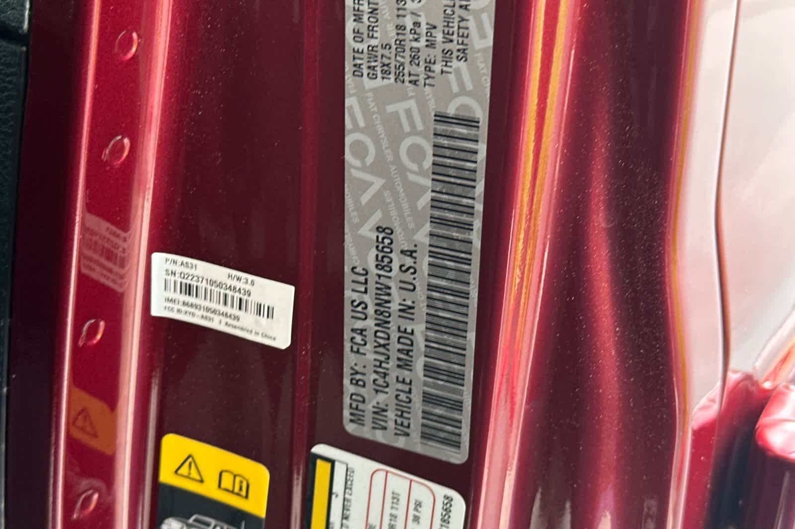 Used 2022 Snazzberry Pearlcoat Jeep Unlimited Sport Altitude image 33
