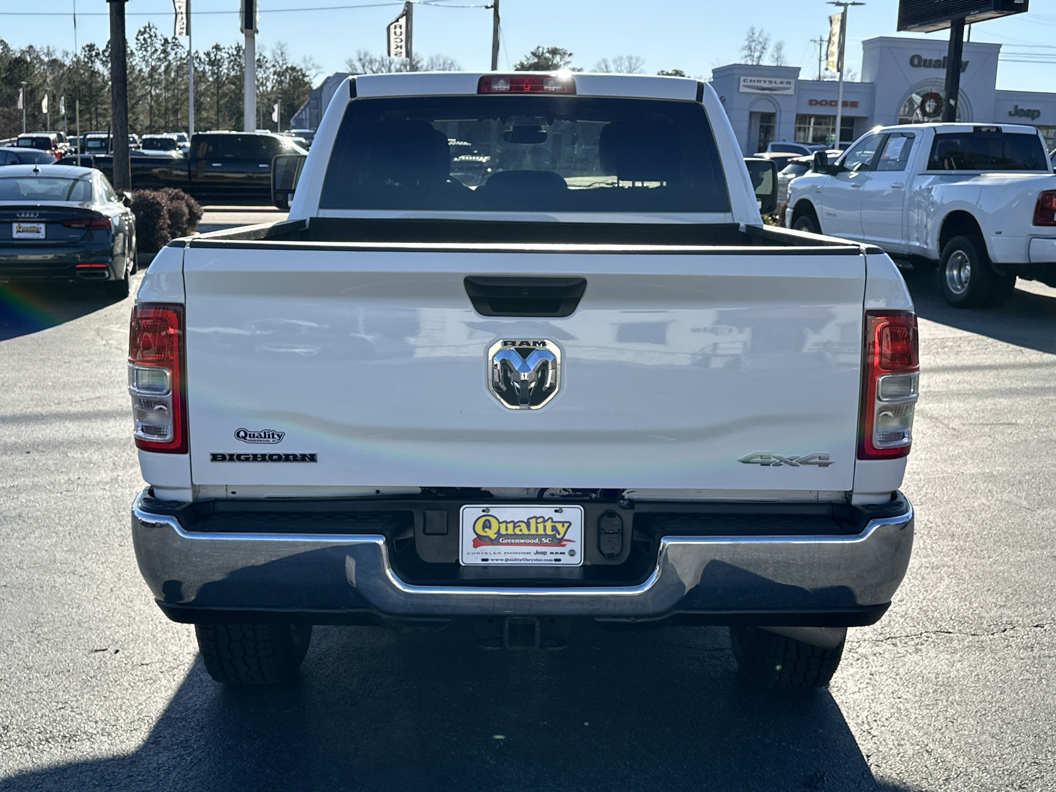 Used 2024 Bright White Clearcoat Ram Big Horn image 7