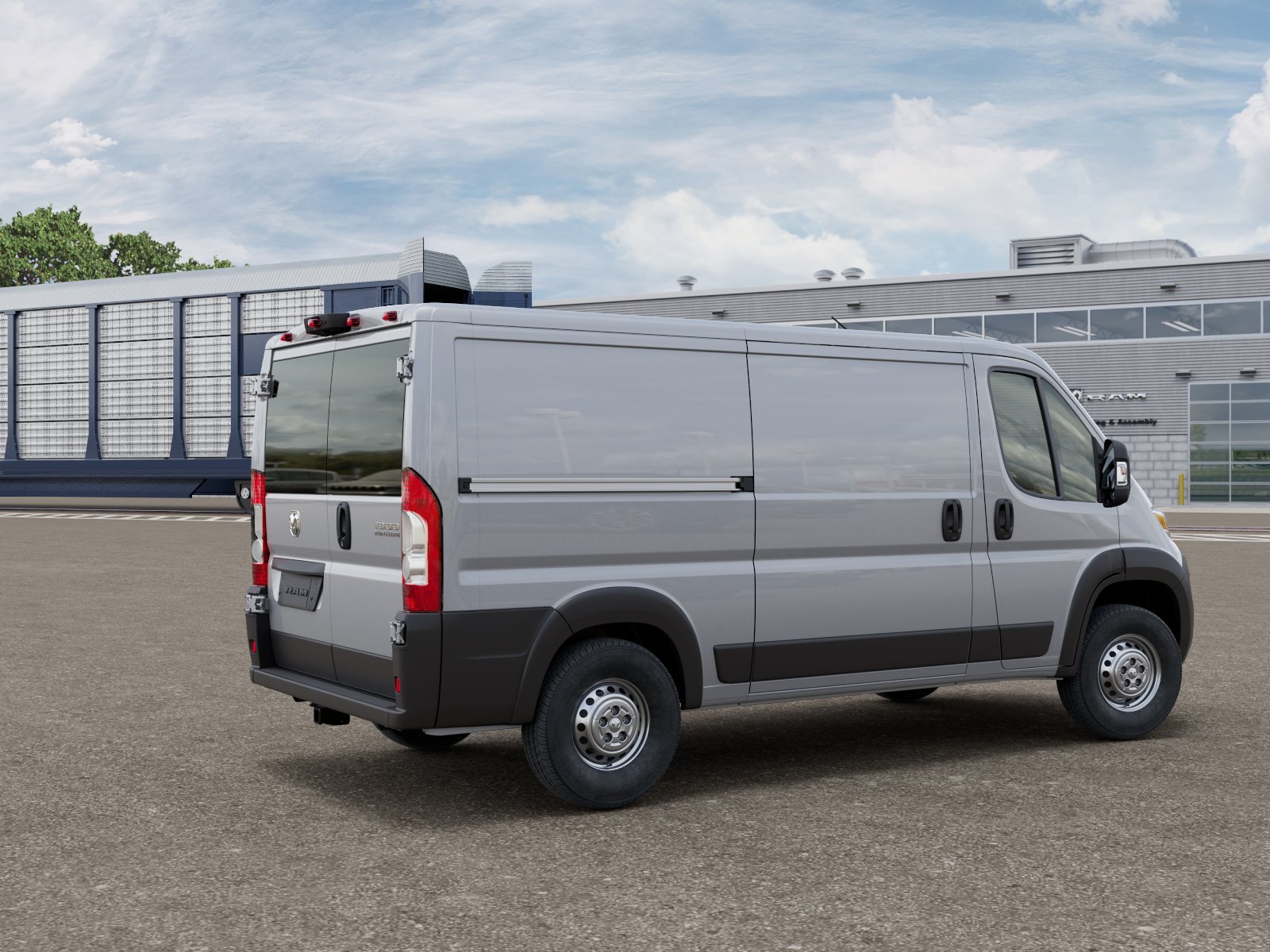 New 2026 Bright Silver Metallic Clear-Coat Exterior Paint RAM Tradesman image 2