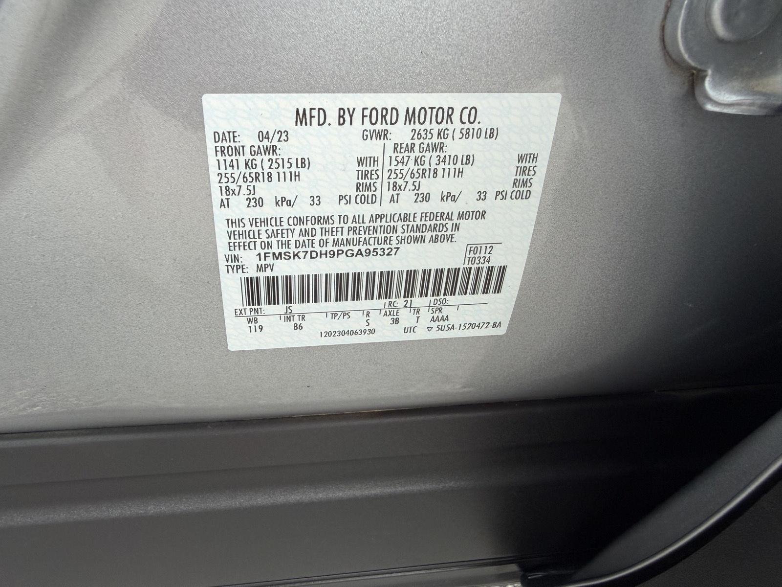 Used 2023 Iconic Silver Ford XLT image 42