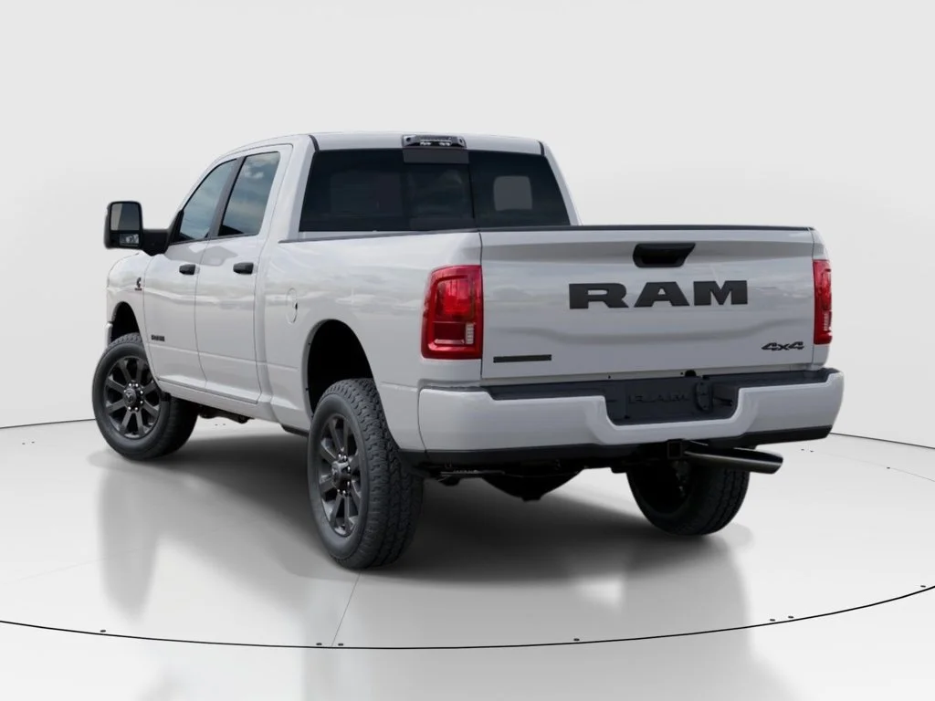 New 2026 Bright White Clear-Coat Exterior Paint RAM Big Horn image 3