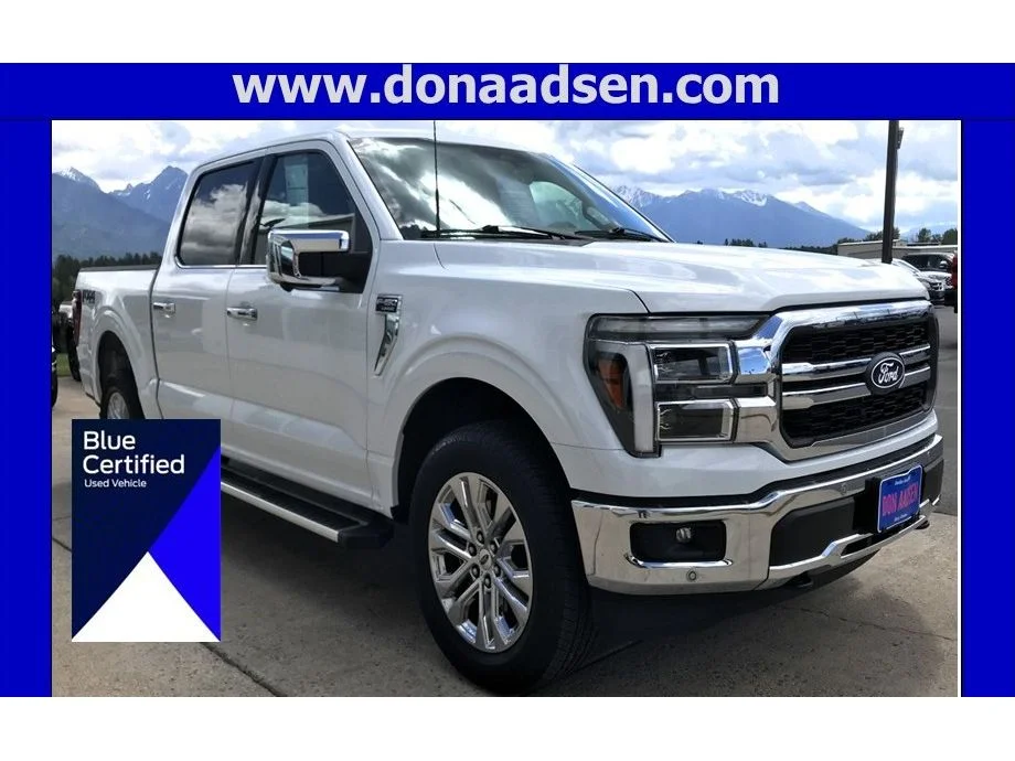 Certified Used 2025 Oxford White Ford LARIAT image 1