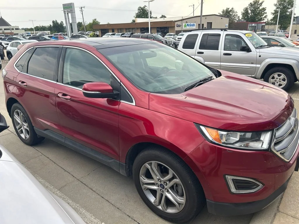 Used 2017 Red Ford Titanium image 7