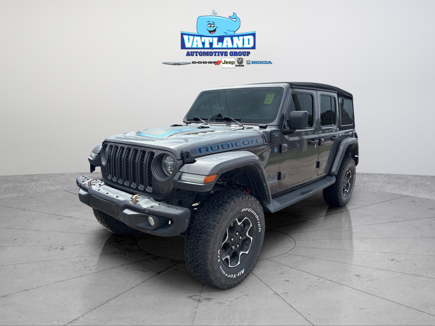 Used 2021 Gray Jeep Unlimited Rubicon 4xe image 20