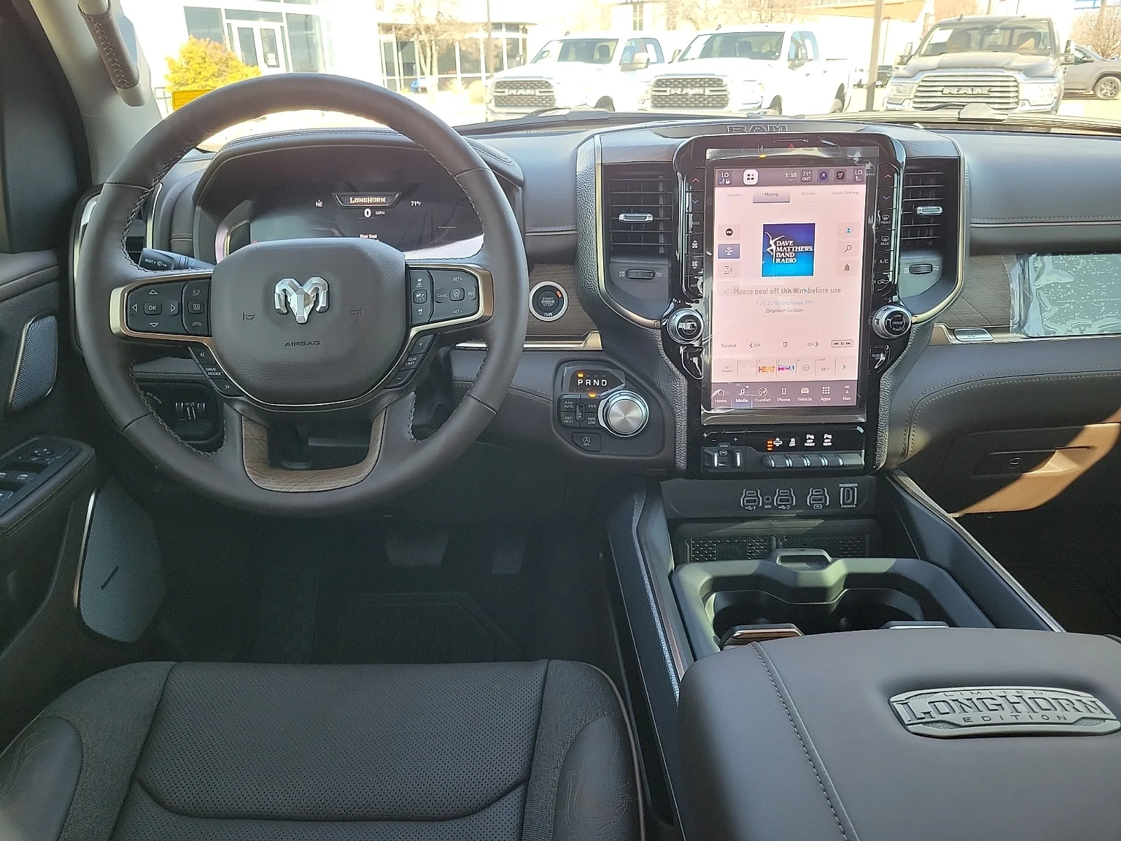 New 2026 Bright White Ram LIMITED LONGHORN CREW CAB 4X4 5