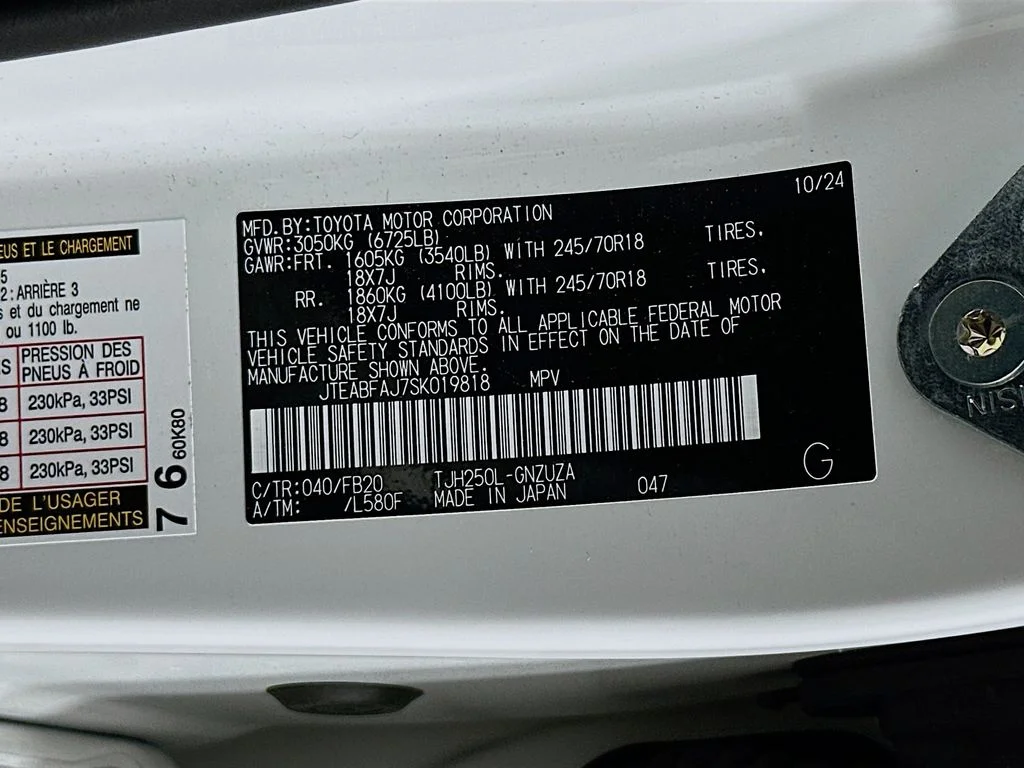 Used 2025 Ice Cap Toyota 1958 image 33