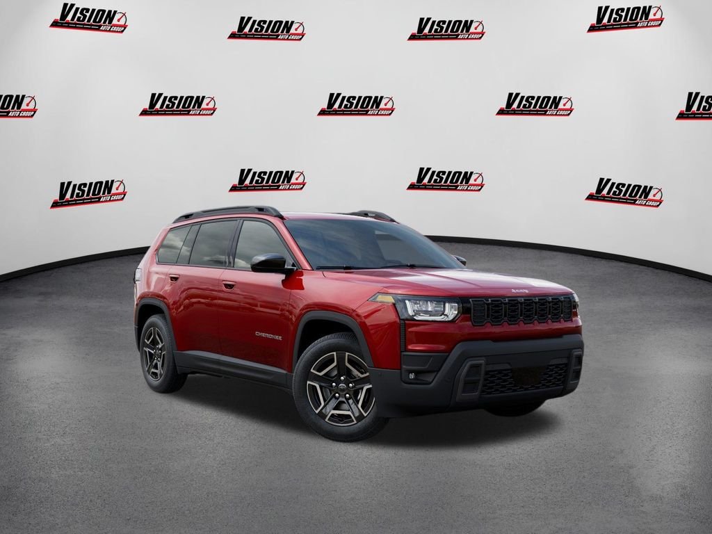 New 2026 Red Hot Pearl-Coat Exterior Paint Jeep Laredo image 5
