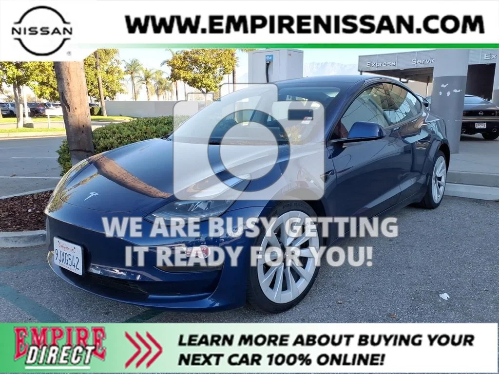 Used 2023 Blue Tesla Base image 1