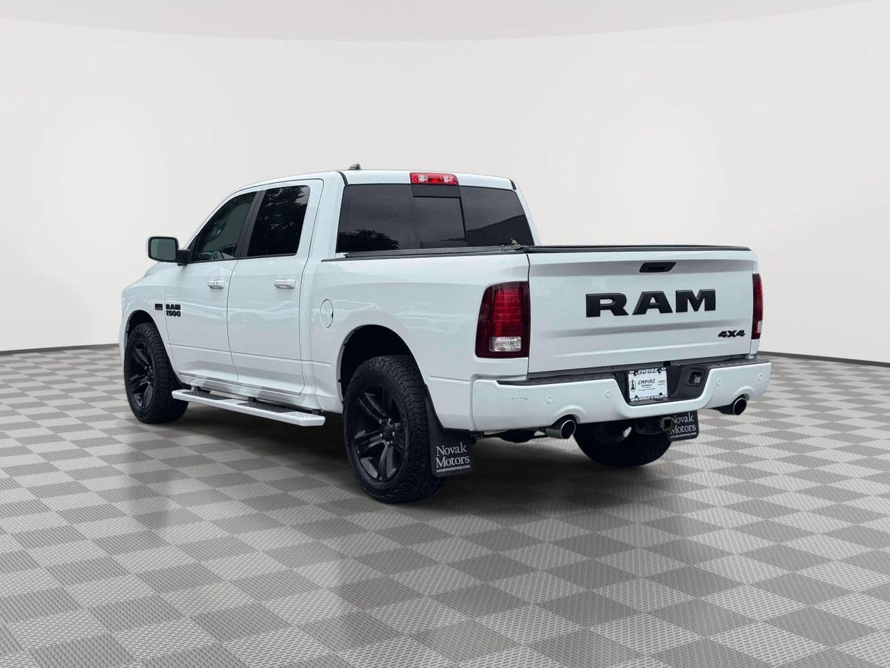 Used 2018 Bright White Clearcoat RAM Night Crew Cab 4x4 57