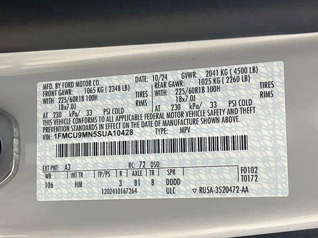 2025 Ford Escape ST-Line - Photo 8