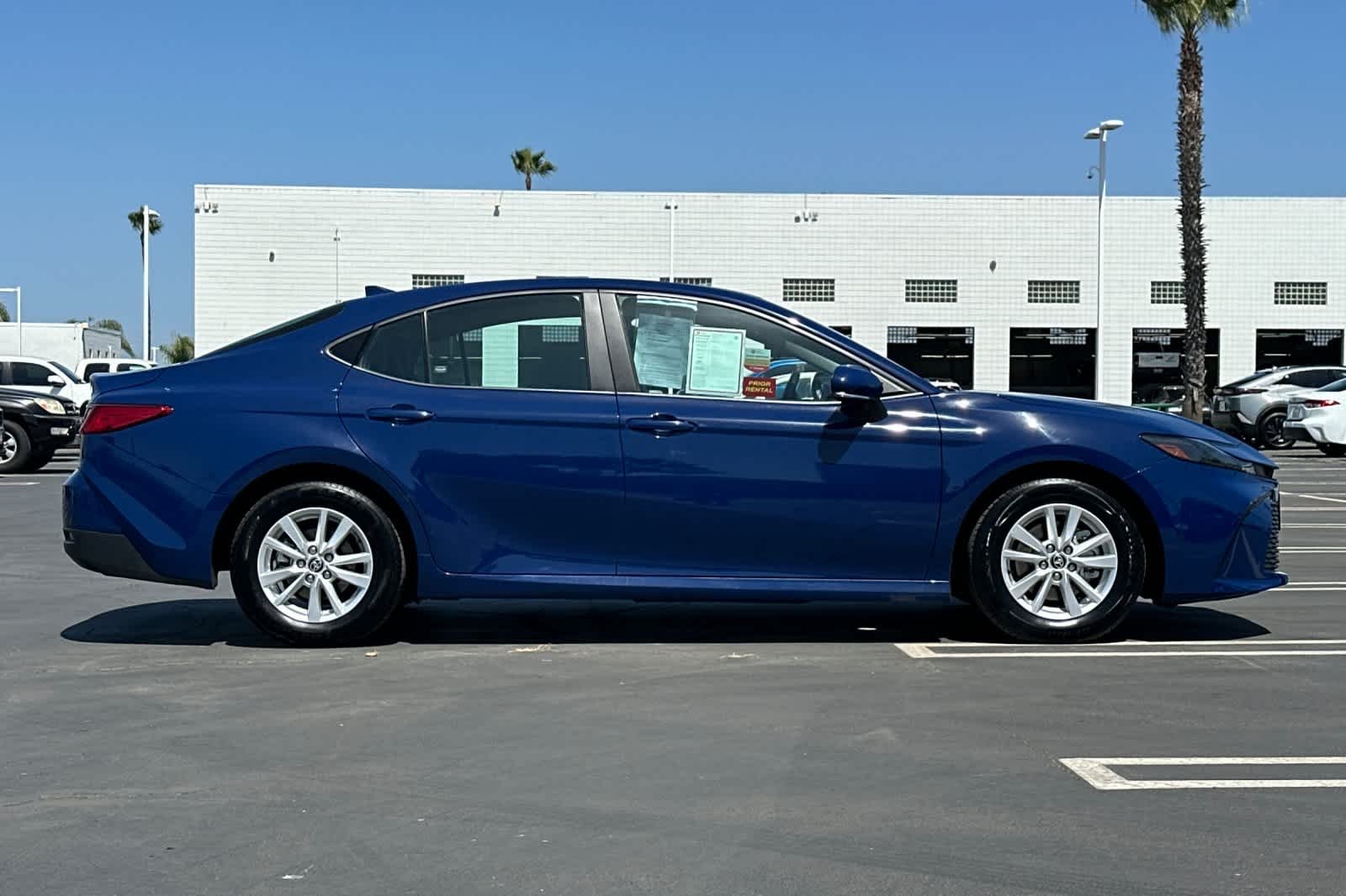 Certified Used 2025 Reservoir Blue Toyota LE image 3
