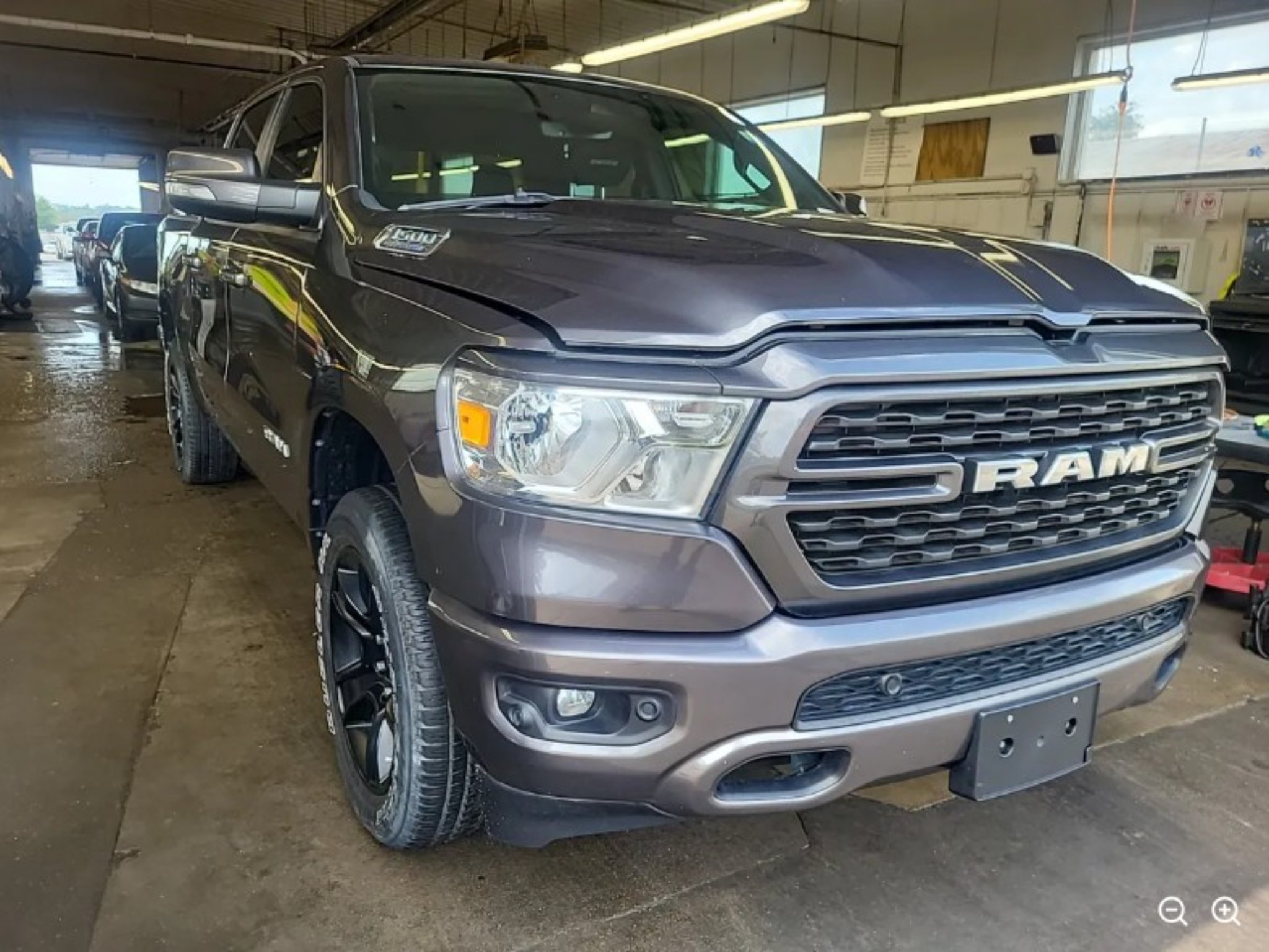 Used 2022 Granite Crystal Metallic Clearcoat Ram Big Horn image 4