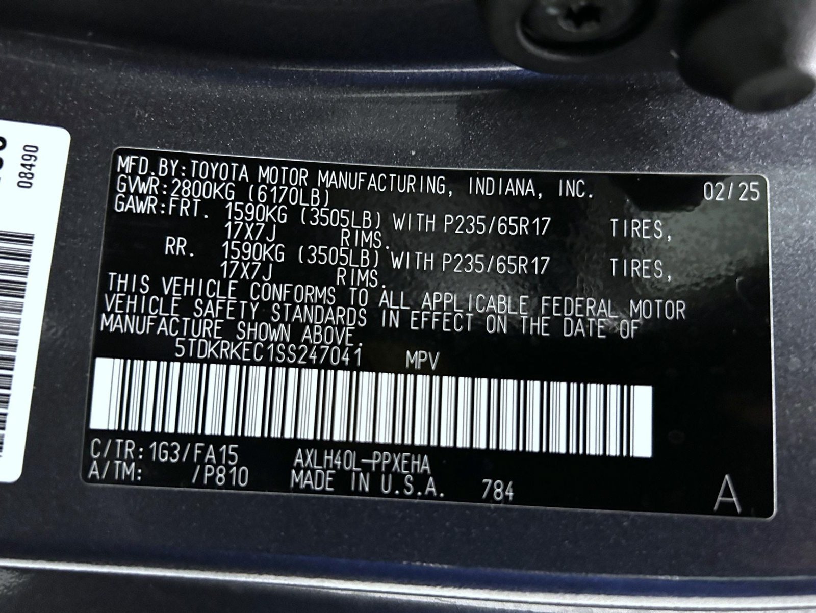 Used 2025 Gray Toyota LE image 24