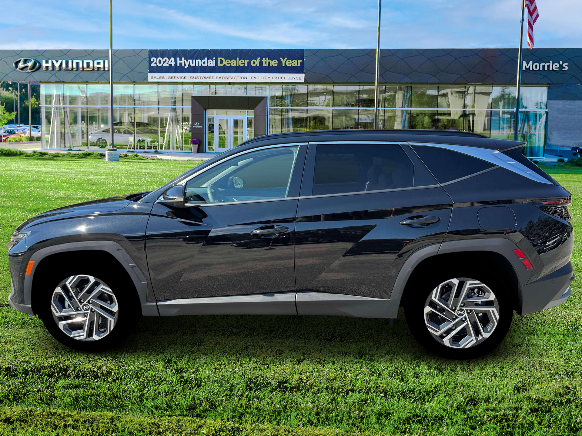 New 2026 Phantom Black Hyundai Limited AWD image 3