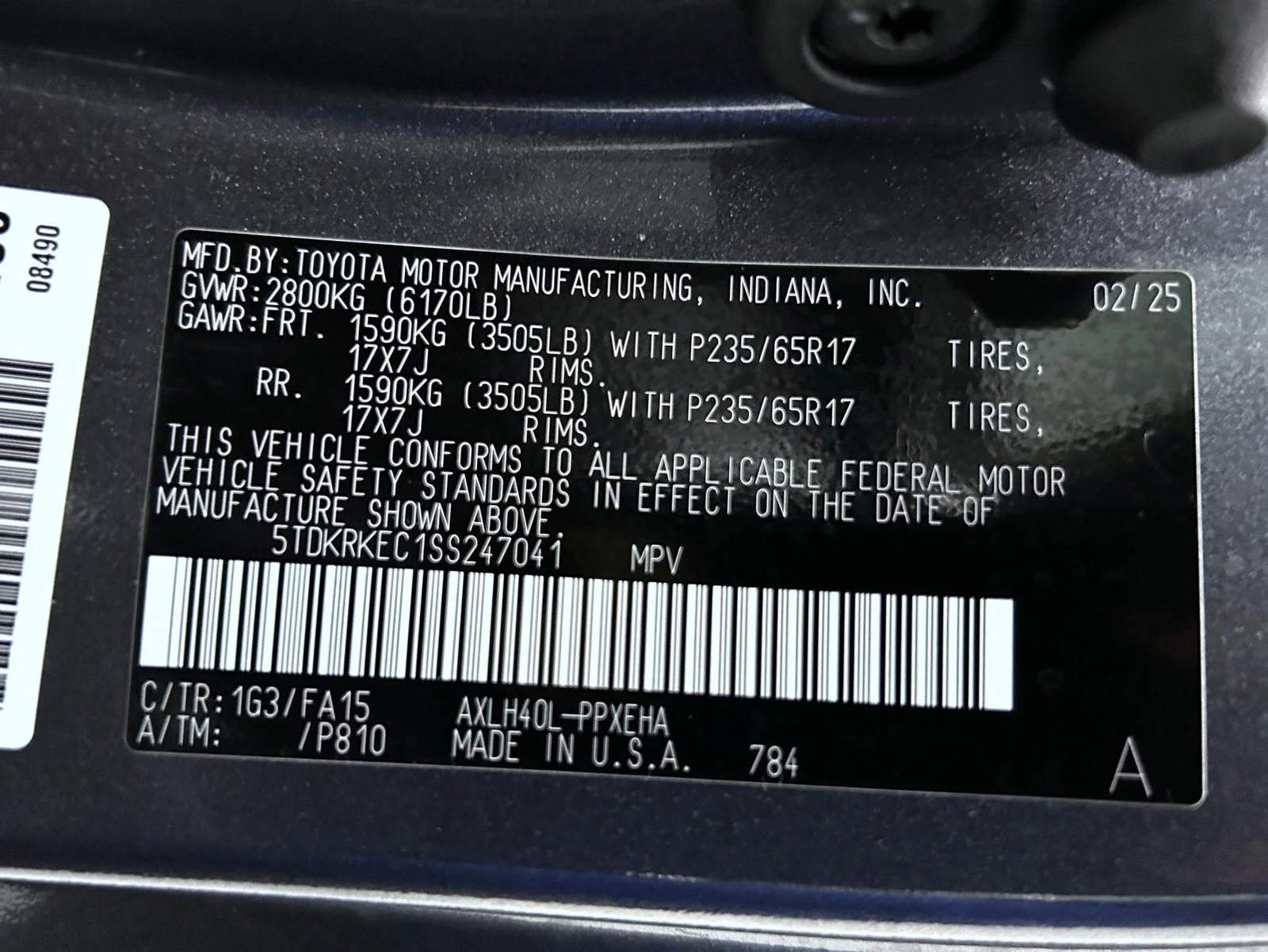 Used 2025 Gray Toyota LE image 24