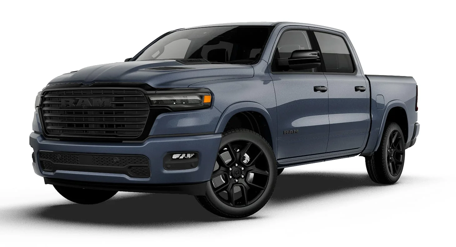 New 2027 Forged Blue Metallic Exterior Paint RAM Laramie image 27
