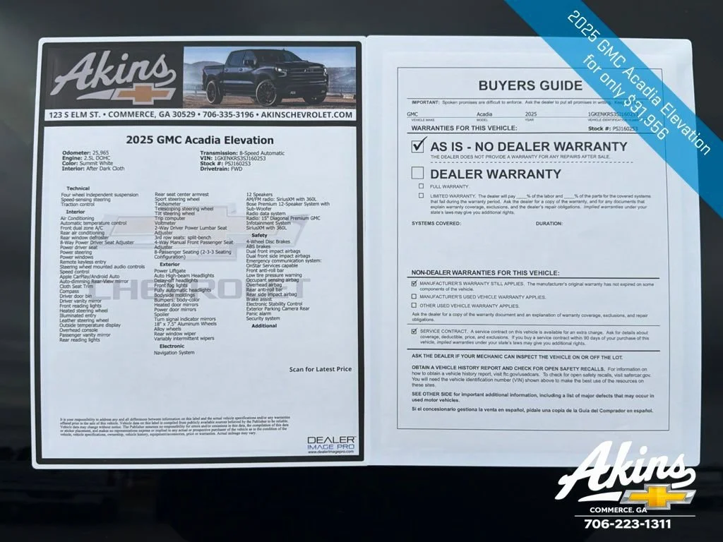 2025 GMC Acadia Elevation - Photo 11
