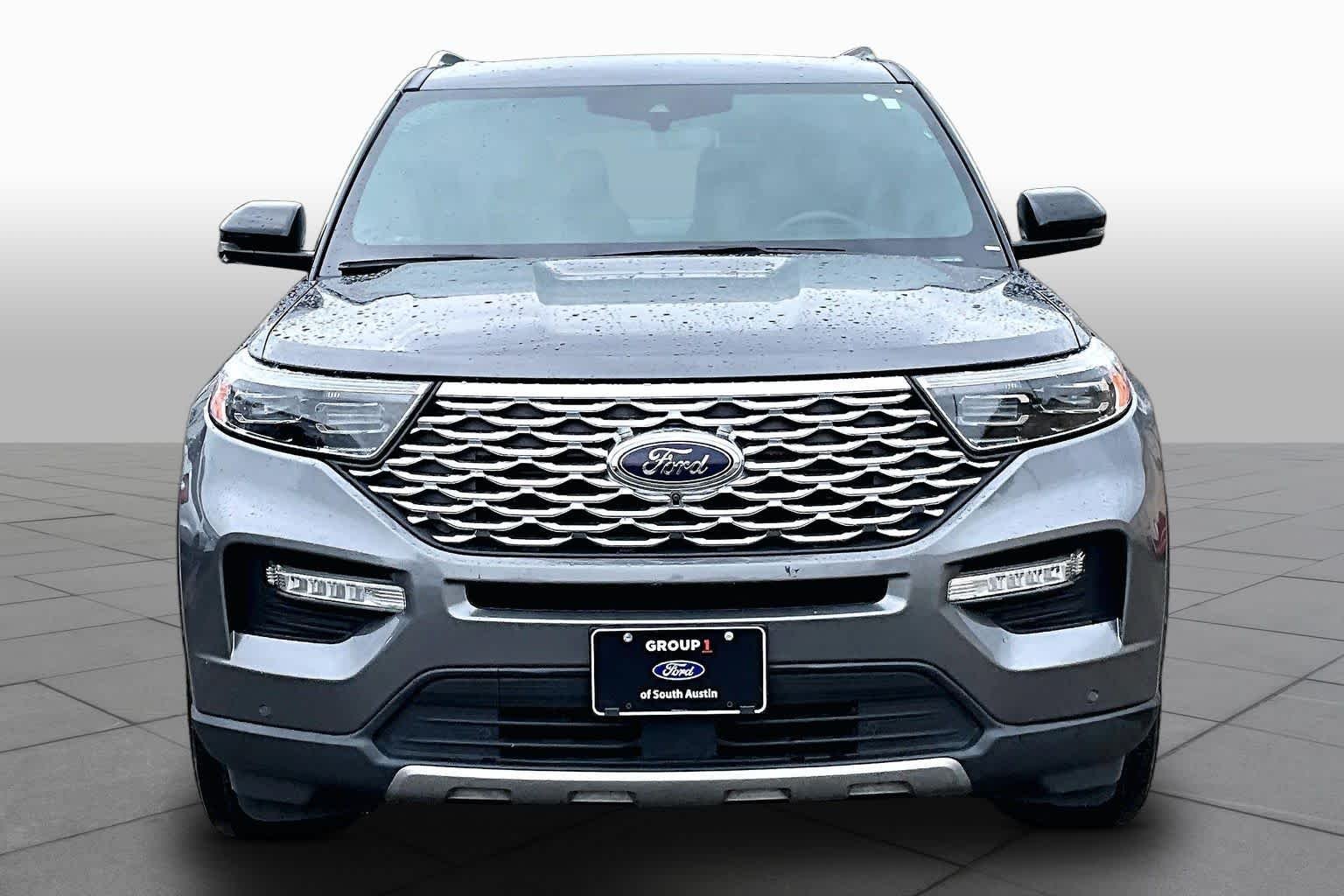 Used 2021 Carbonized Gray Metallic Ford Platinum image 4