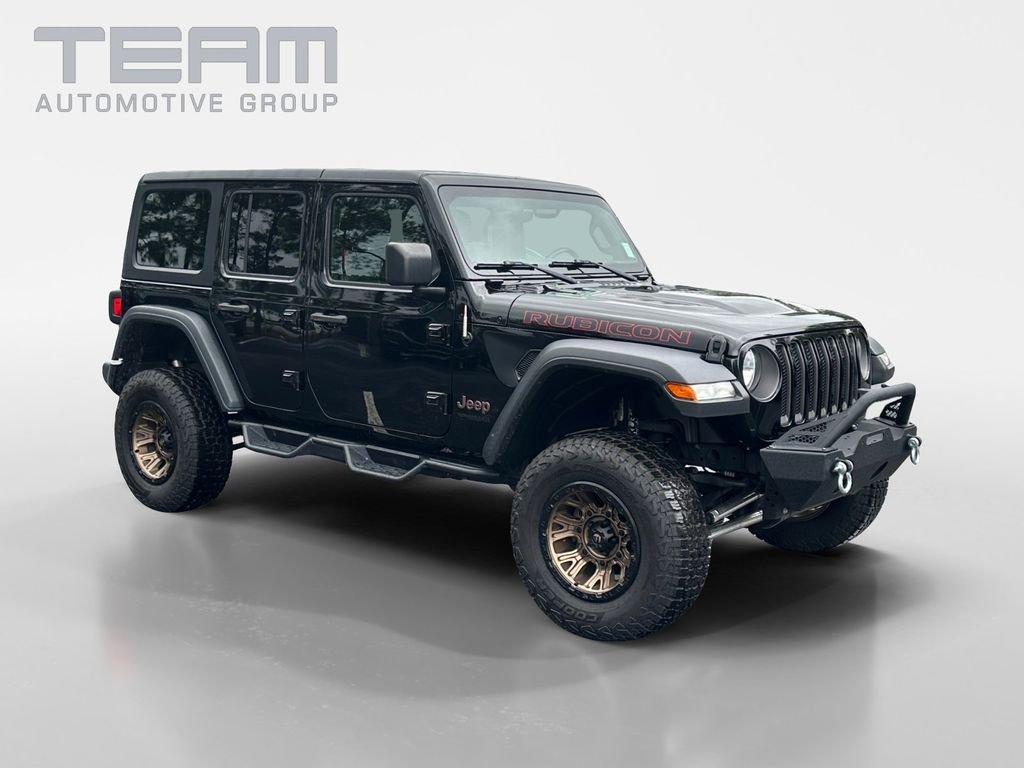Used 2021 Black Jeep Unlimited Rubicon image 1