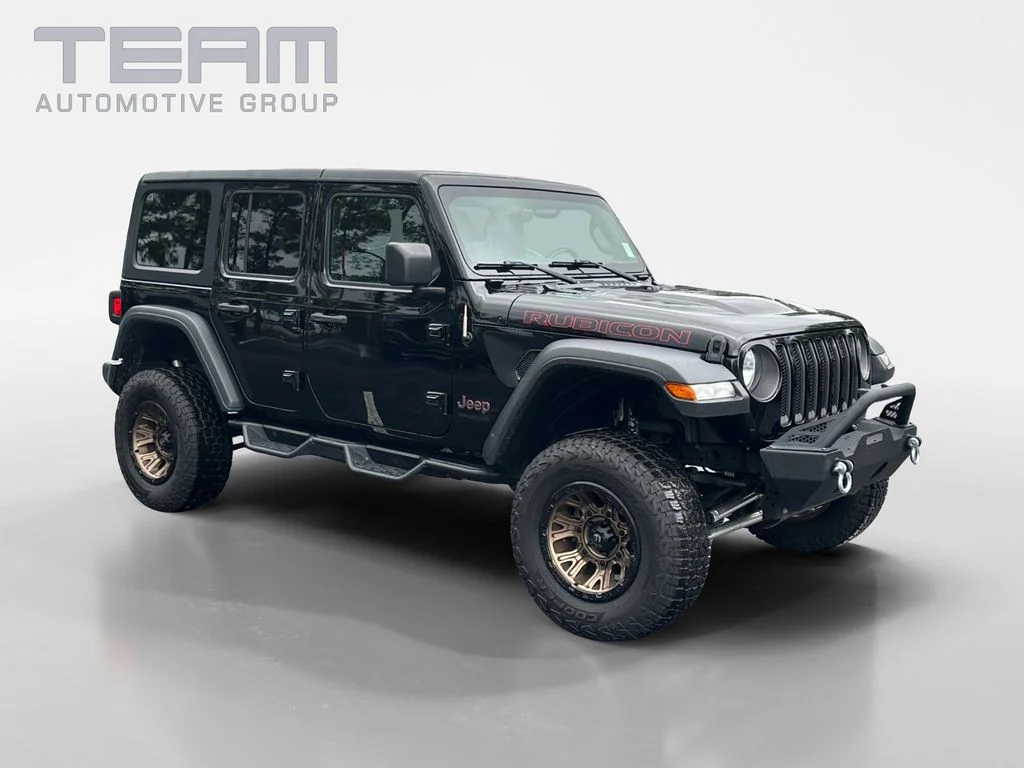 Used 2021 Black Jeep Unlimited Rubicon image 1
