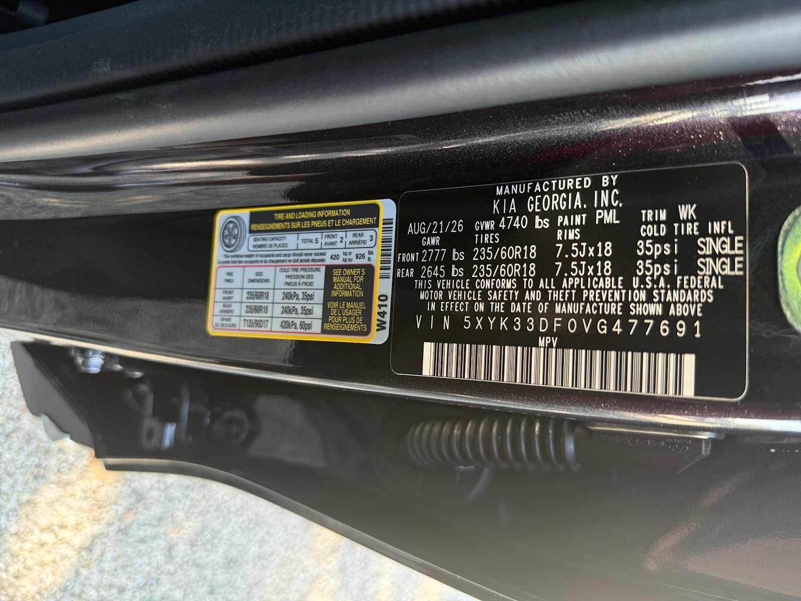 New 2027 Panthera Metal Kia EX image 25