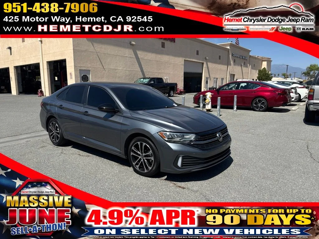 Used 2023 Gray Volkswagen 1.5T Sport image 1