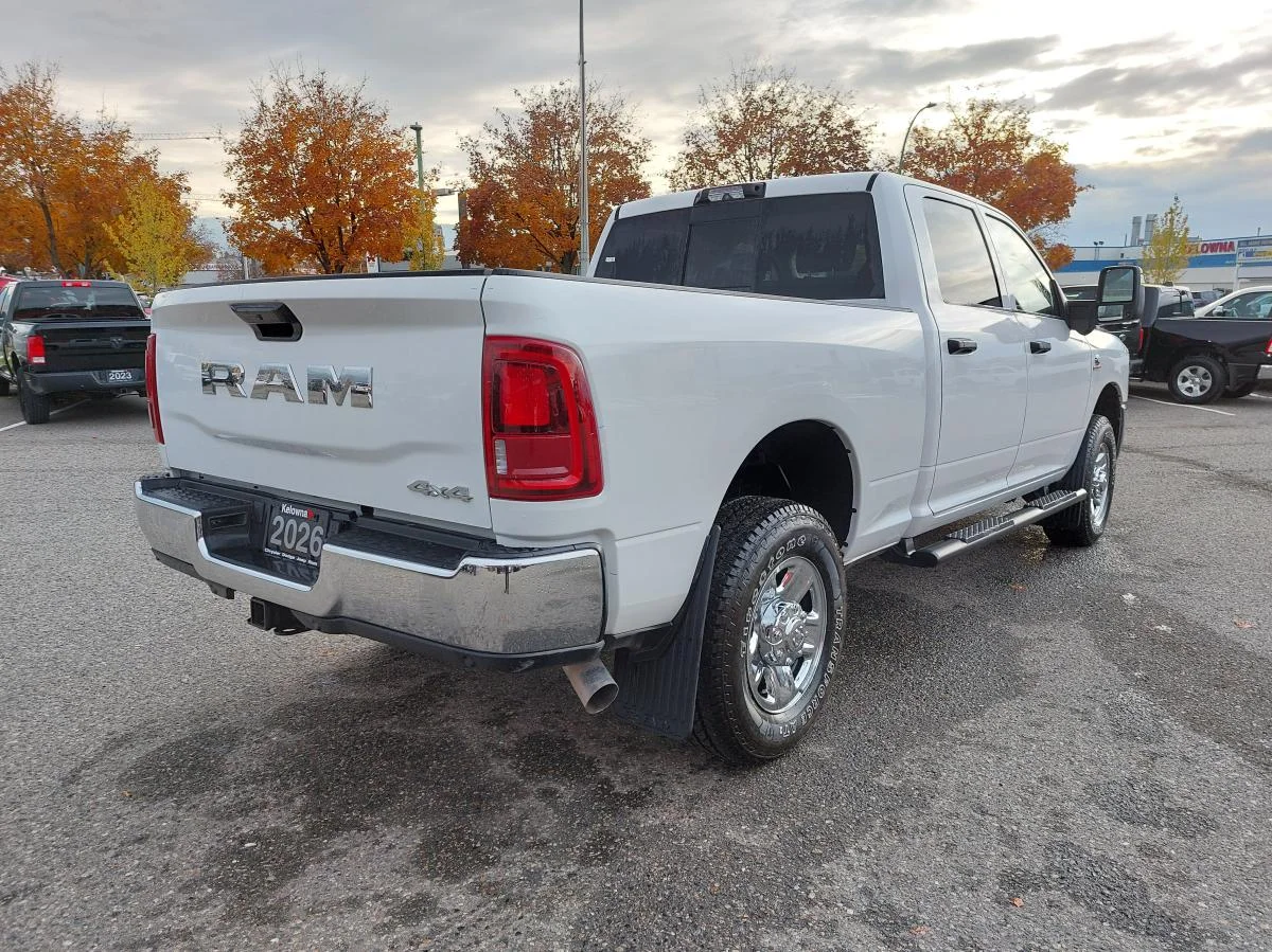 New 2026 White RAM Tradesman 4x4 Crew Cab 6
