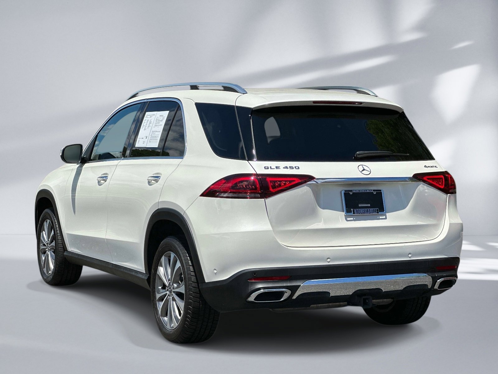 Used 2020 designo Diamond White Bright Mercedes-Benz GLE 450 image 3